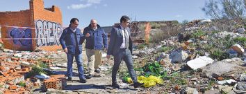 El alcalde de Valdemoro visit la zona afectada
