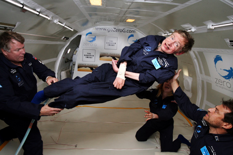 Hawking en caída libre