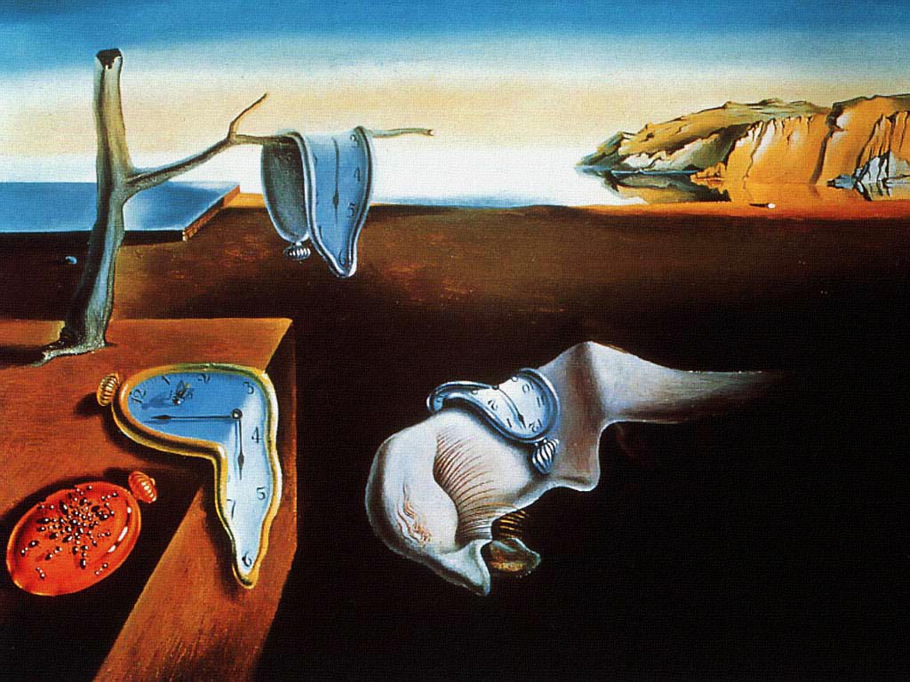 Visión distorsionada del tiempo. (S.Dalí, 1931)