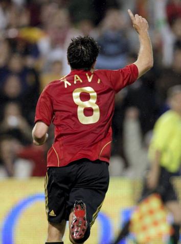 Xavi fue el autor del gol