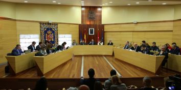 Vista del ltimo Pleno del Ayuntamiento de Las Rozas