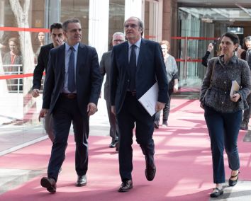 El candidato del PSOE a la Comunidad de Madrid, ngel Gabilondo