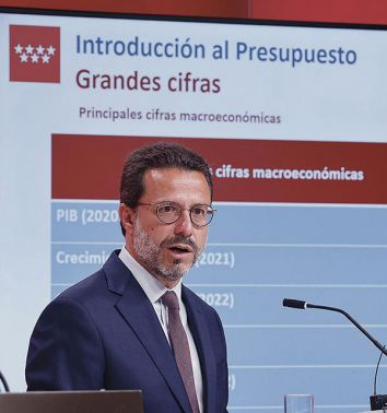 Javier Fernández-Lasquetty presenta el proyecto de presupuestos que se ha enviado a la Asamblea