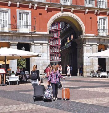 El turismo ha vuelto a las calles de Madrid