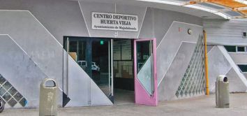 La entrada del Centro Deportivo Huerta Vieja