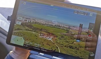 Imagen captada por un dron en el parque de Los Cerros