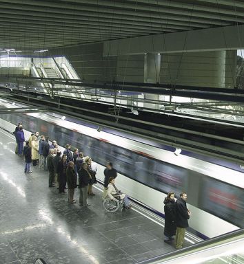 Estacin de Metro de Puerta del Sur, en la Lnea 10