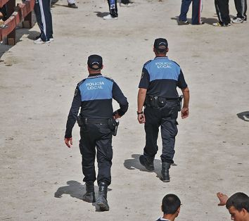 Policía Local de Coslada, en labores de vigilancia