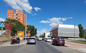 Cordn policial en Coslada