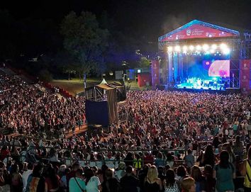 Uno de los conciertos en el Anfiteatro Adolfo Conde