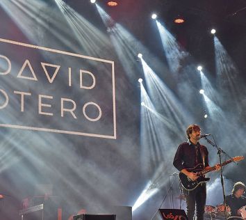 David Otero, ex de El Canto del Loco, en concierto