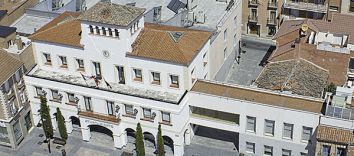 Vista aérea del Ayuntamiento de San Sebastián de los Reyes