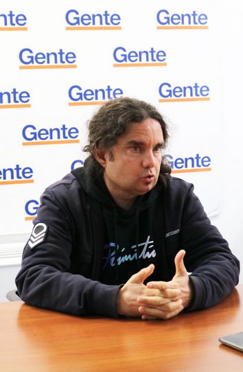 Eduardo Andradas, durante la entrevista