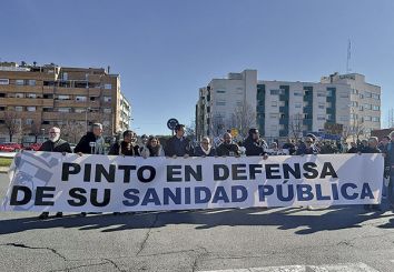 Protesta por la sanidad pública en Pinto