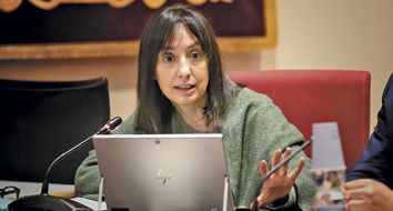 Mercedes Gonzlez, durante uno de sus ltimos actos como delegada del Gobierno