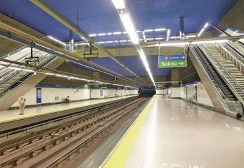 Estación de Metro de El Casar, en Getafe