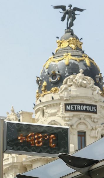 Episodios de calor extremo en Madrid capital